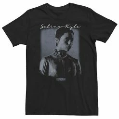 Alternative view of Licensed Character Big & Tall DC Batman Miss Kyle Portrait Tee Black