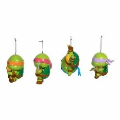 Licensed Character Teenage Mutant Ninja Turtles Kawaii Ninja Turtle Christmas Ornaments 4-piece Set -Licensed Character Shop unnamed file 3105