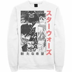 Licensed Character Men's Star Wars Manga Comic Panels Sweatshirt Kelly -Licensed Character Shop unnamed file 31062