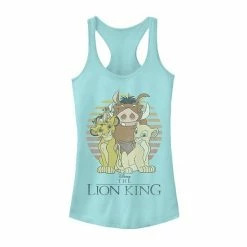 Licensed Character Juniors' Disney's The Lion King Rafiki Meditation Tank Top Cancun -Licensed Character Shop unnamed file 31065