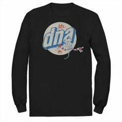 Licensed Character Men's Jurassic World Vintage Mr. DNA Logo Tee Black -Licensed Character Shop unnamed file 31073