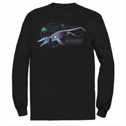 Licensed Character Men's Jurassic World Mosasaurus Skeleton X Ray Tee Navy -Licensed Character Shop unnamed file 31077