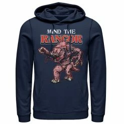 Licensed Character Men's Star Wars Mind The Rancor Portrait Hoodie Charcoal Heather -Licensed Character Shop unnamed file 31082