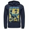 Licensed Character Men's Jurassic World T-Rex Color Pop Retro Poster Hoodie Charcoal Heather -Licensed Character Shop unnamed file 31084