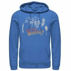Licensed Character Men's The Warriors Group Shot Title Logo Hoodie Charcoal Heather