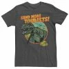 Licensed Character Men's Jurassic Park T-Rex Send More Tourists Tee Black -Licensed Character Shop unnamed file 31187