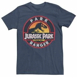 Licensed Character Men's Jurassic Park Ranger Danger Tee Navy Heather -Licensed Character Shop unnamed file 31191