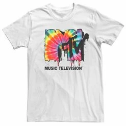 Licensed Character Men's MTV Tie Dye Drip Logo Tee Athletic Heather -Licensed Character Shop unnamed file 31203