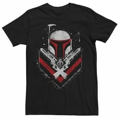 Licensed Character Men's Star Wars Boba Fett Splatter Logo Tee Charcoal Heather -Licensed Character Shop unnamed file 31213
