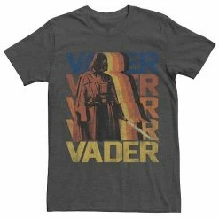 Licensed Character Men's Star Wars Darth Vader Fade Colors Poster Tee Charcoal Heather -Licensed Character Shop unnamed file 31217
