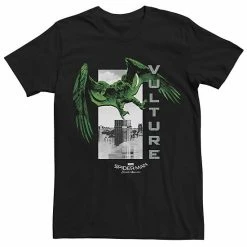 Licensed Character Men's Marvel Spider-Man Soaring Vulture Tee Black -Licensed Character Shop unnamed file 31220