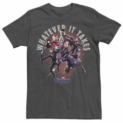Licensed Character Men's Marvel Avengers Endgame Whatever It Takes Group Shot Tee Charcoal Heather -Licensed Character Shop unnamed file 31223
