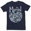 Licensed Character Men's Marvel Rock Vintage Comic Tee Navy Heather -Licensed Character Shop unnamed file 31239