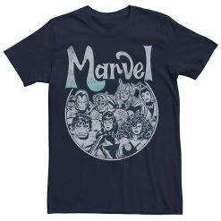 Licensed Character Men's Marvel Rock Vintage Comic Tee Navy Heather -Licensed Character Shop unnamed file 31241