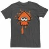 Licensed Character Men's Nintendo Splatoon Team Orange Inkling Tee Black -Licensed Character Shop unnamed file 31251