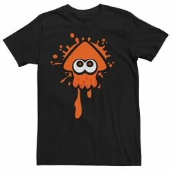 Licensed Character Men's Nintendo Splatoon Team Orange Inkling Tee Black -Licensed Character Shop unnamed file 31252