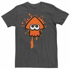 Licensed Character Men's Nintendo Splatoon Team Orange Inkling Tee Black -Licensed Character Shop unnamed file 31253