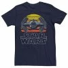 Licensed Character Men's Star Wars Tie Fighter Retro Sunset Tee Navy Heather -Licensed Character Shop unnamed file 31254