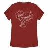 Licensed Character Juniors' Disney Villains Valentine's Mine To Command Tee Black -Licensed Character Shop unnamed file 31263