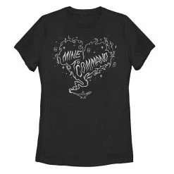 Licensed Character Juniors' Disney Villains Valentine's Mine To Command Tee Black -Licensed Character Shop unnamed file 31265
