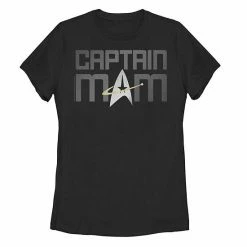 Licensed Character Juniors' Star Trek: The Next Generation Mothers Day Captain Mom Tee Red -Licensed Character Shop unnamed file 31277