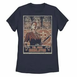 Licensed Character Juniors' Marvel Loki Judge Renslayer Poster Tee Navy -Licensed Character Shop unnamed file 31297