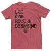 Licensed Character Men's ESPN College GameDay Lee Kirk Rece & Desmond White Text Tee -Licensed Character Shop unnamed file 31305