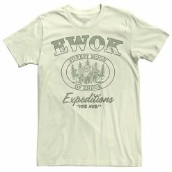 Licensed Character Men's Star Wars Ewok Expedition Badge Tee White -Licensed Character Shop unnamed file 31316
