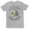 Licensed Character Men's Avocado "Lets Be Guacward" Tee Athletic Heather