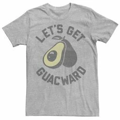 Licensed Character Men's Avocado "Lets Be Guacward" Tee Athletic Heather