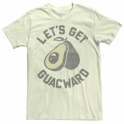 Licensed Character Men's Avocado "Lets Be Guacward" Tee Athletic Heather -Licensed Character Shop unnamed file 31319