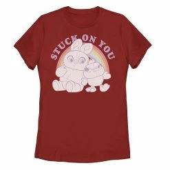 Licensed Character Disney / Pixar's Toy Story 4 Ducky & Bunny Stuck On You Tee Red