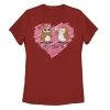 Licensed Character Juniors' Star Wars Valentines Don't Porget Me Sketch Heart Tee Navy -Licensed Character Shop unnamed file 31347