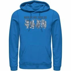 Licensed Character Men's Where The Wild Things Are Max Parade Group Shot Hoodie Royal -Licensed Character Shop unnamed file 31367