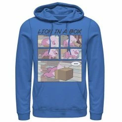 Licensed Character Men's Cartoon Network Stevens Universe Lion In A Box Comic Strip Hoodie Royal -Licensed Character Shop unnamed file 31384