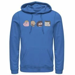 Licensed Character Men's Cartoon Network Clarence And Friends Portrait Line-Up Hoodie Royal -Licensed Character Shop unnamed file 31386