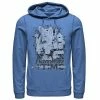 Licensed Character Men's Cartoon Network Adventure Time Splash Hoodie Royal