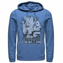 Licensed Character Men's Cartoon Network Adventure Time Splash Hoodie Royal -Licensed Character Shop unnamed file 31405