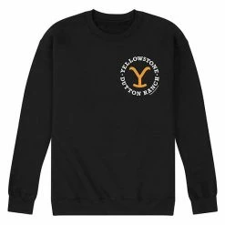 Licensed Character Men's Yellowstone Y Brand Sweatshirt Black