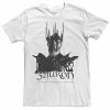 Licensed Character Men's Lord Of The Rings Sauron Stylized Tee White -Licensed Character Shop unnamed file 31443