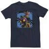 Licensed Character Men's Legend Of Zelda Skull Kid Peers Down Blue Tee Navy -Licensed Character Shop unnamed file 31452