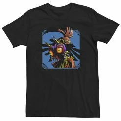 Licensed Character Men's Legend Of Zelda Skull Kid Peers Down Blue Tee Navy -Licensed Character Shop unnamed file 31454