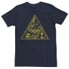 Licensed Character Men's Nintendo The Legend Of Zelda Triforce Portrait Fill Tee Navy -Licensed Character Shop unnamed file 31455