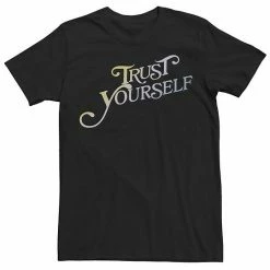 Licensed Character Men's Trendy Trust Yourself Tee Navy