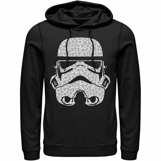Licensed Character Men's Star Wars Stormtrooper Helmet Cheetah Fill Hoodie Navy 3 Licensed Character Men's Star Wars Stormtrooper Helmet Cheetah Fill Hoodie Navy
