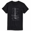 Licensed Character Men's Guitar Diagram Tee Black -Licensed Character Shop unnamed file 3160