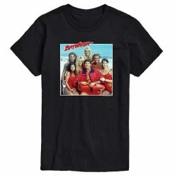 Licensed Character Men's Baywatch Group Tee Black -Licensed Character Shop unnamed file 31602