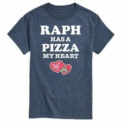 Licensed Character Men's TMNT Pizza My Heart Raph Tee Green -Licensed Character Shop unnamed file 31612