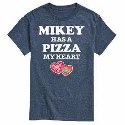 Licensed Character Men's TMNT Pizza My Heart Mikey Tee Black -Licensed Character Shop unnamed file 31616