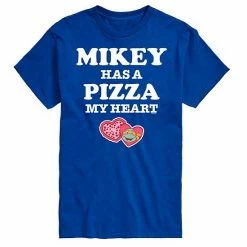 Licensed Character Men's TMNT Pizza My Heart Mikey Tee Black -Licensed Character Shop unnamed file 31617